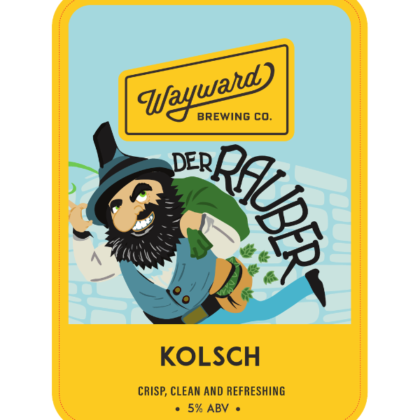 Wayward Brewing Der Rauber Kolsch 50Lt 50000ML