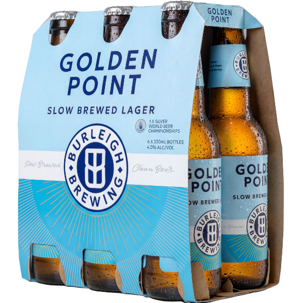 Burleigh Golden Point Lager 330ml