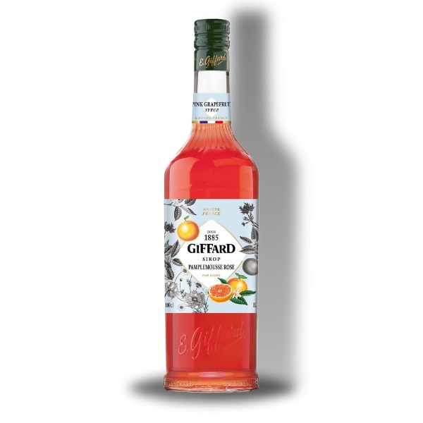 Giffard Pink Grapefruit Pamplemousse Syrup 1Lt