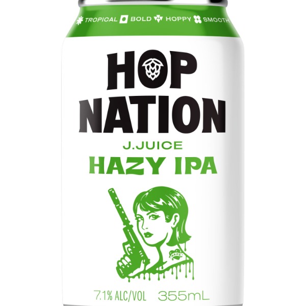 Hop Nation J-juice Hazy Ipa 355ml