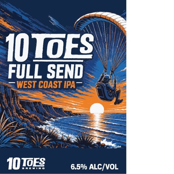 10 Toes Full Send West Coast IPA 50Lt