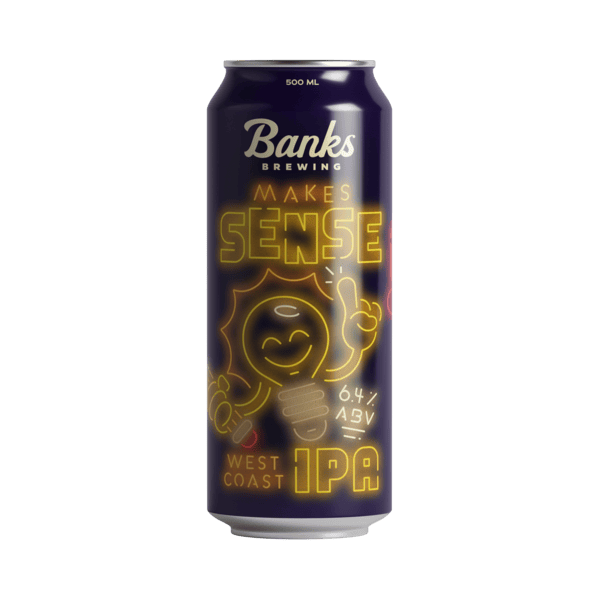 Banks Brewing Makes Sense West Coast IPA 500ml