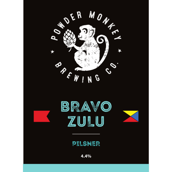 Powder Monkey Brewing Co Bravo Zulu Pilsner 50000ML