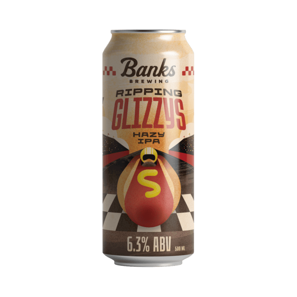 Banks Brewing Ripping Glizzys Hazy IPA 500ml