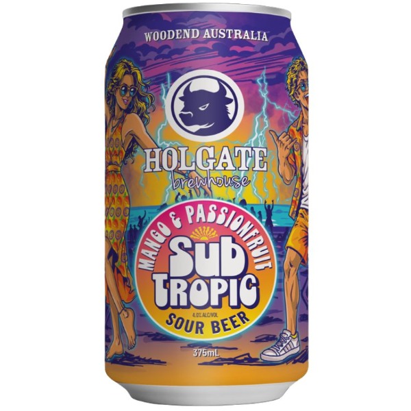 Holgate Sub Tropic Mango & Passionfruit Sour 375ml