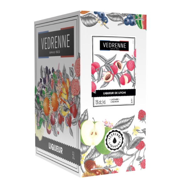 Vedrenne Lychee Liqueur Litchi 5Lt
