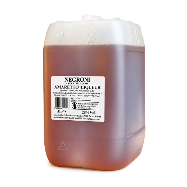 Venegazzu Vini SRL Distilleria Negroni Liquore Amaretto 28% 5L