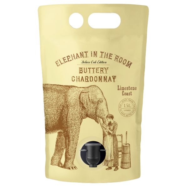 Elephant in the room Buttery Chardonnay Bagnum 1.5Lt